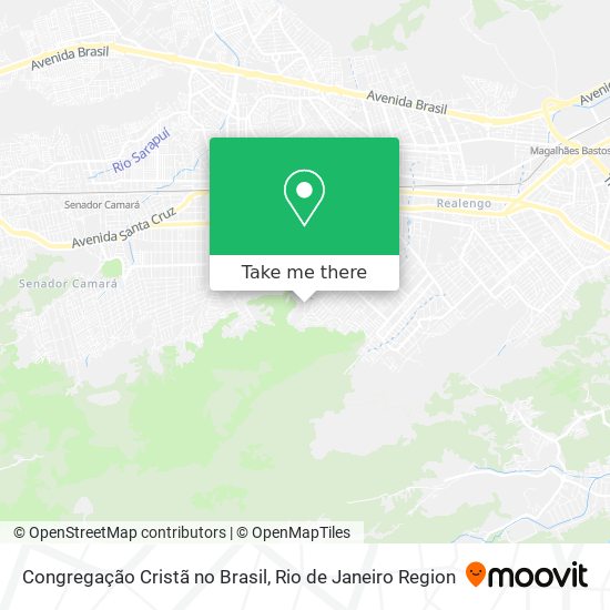 Congregação Cristã no Brasil map
