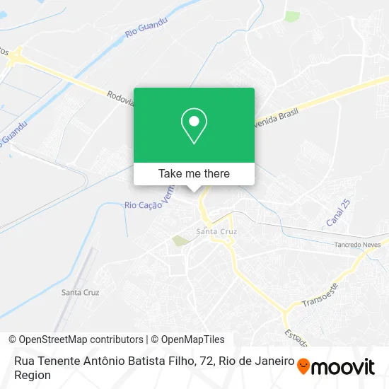 Rua Tenente Antônio Batista Filho, 72 map