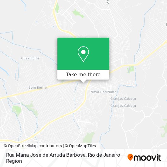 Mapa Rua Maria Jose de Arruda Barbosa