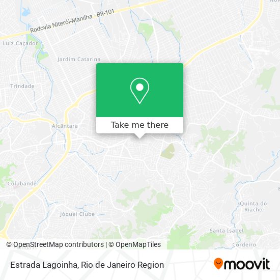 Mapa Estrada Lagoinha