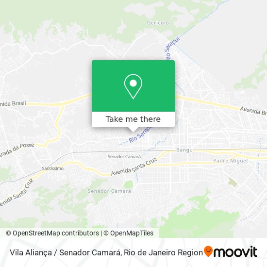 Vila Aliança / Senador Camará map