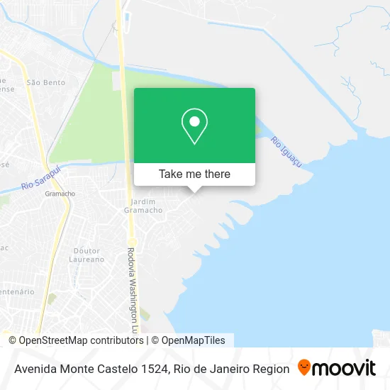 Avenida Monte Castelo 1524 map