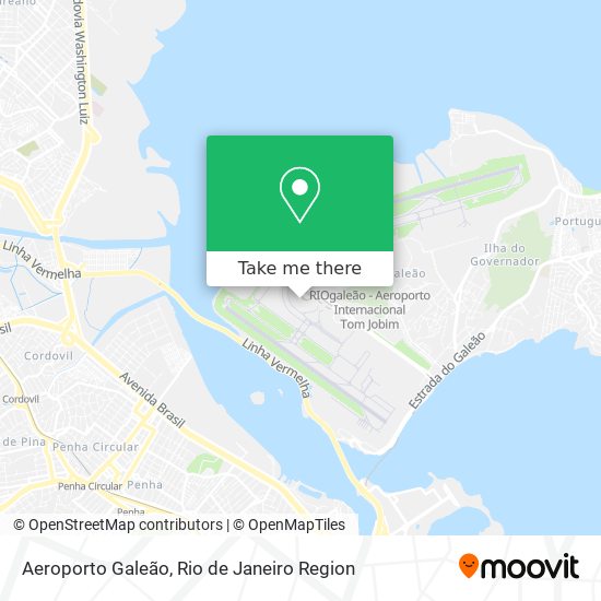 Aeroporto Galeão map