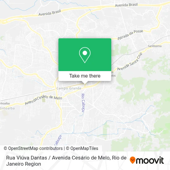 Rua Viúva Dantas / Avenida Cesário de Melo map