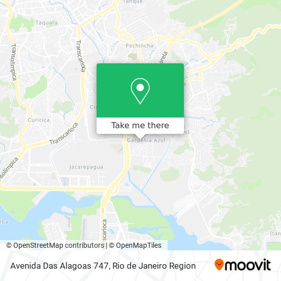 Avenida Das Alagoas 747 map