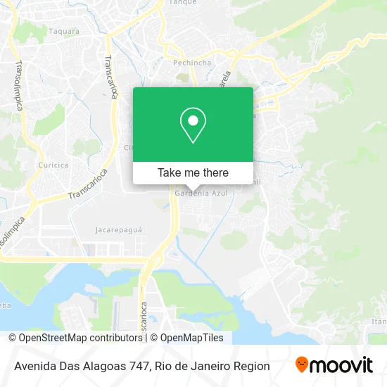 Avenida Das Alagoas 747 map