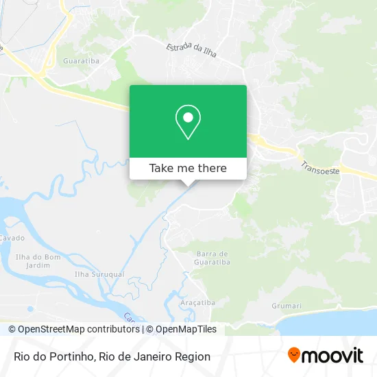 Rio do Portinho map