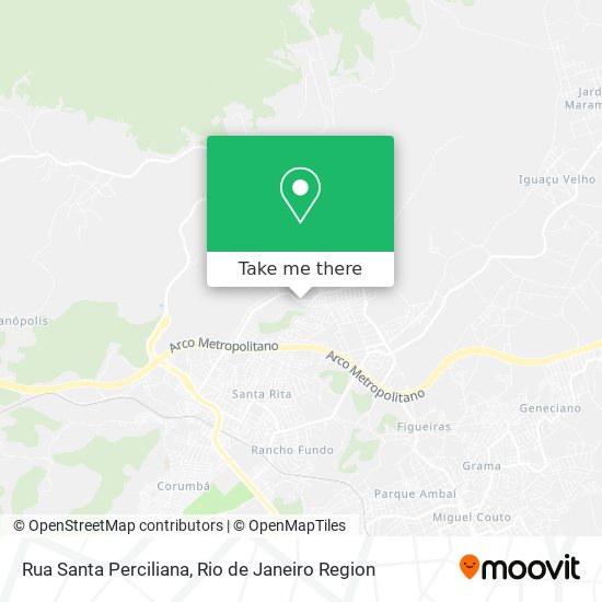 Rua Santa Perciliana map