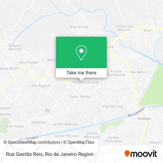 Rua Gastão Reis map