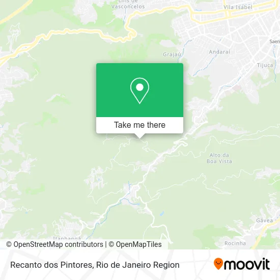 Recanto dos Pintores map