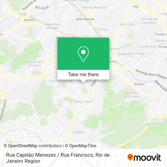 Rua Capitão Menezes / Rua Francisco map