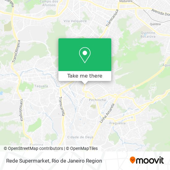 Rede Supermarket map