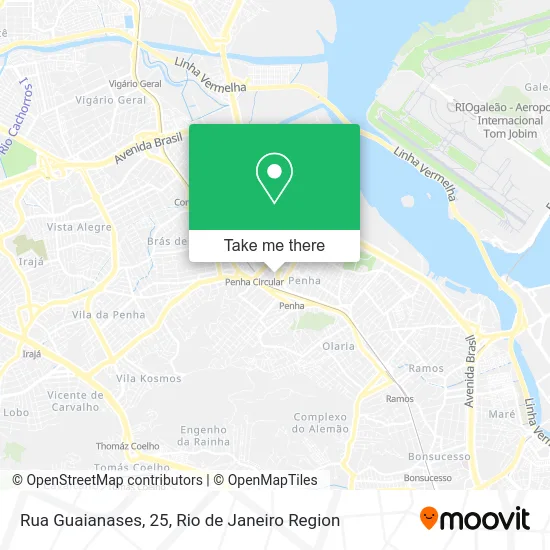 Rua Guaianases, 25 map