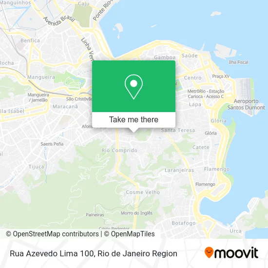 Rua Azevedo Lima 100 map