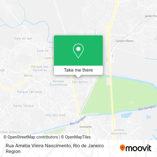 Rua Amélia Vieira Nascimento map