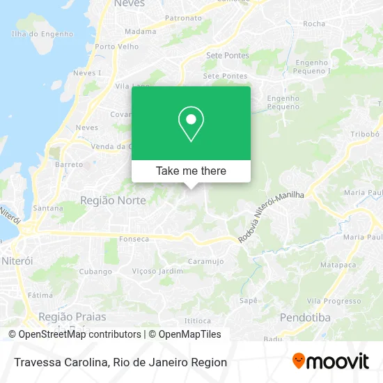 Travessa Carolina map