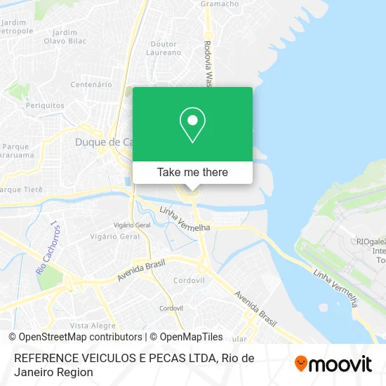 REFERENCE VEICULOS E PECAS LTDA map