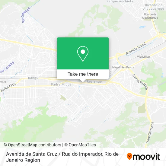 Avenida de Santa Cruz / Rua do Imperador map