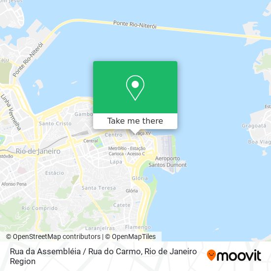 Rua da Assembléia / Rua do Carmo map