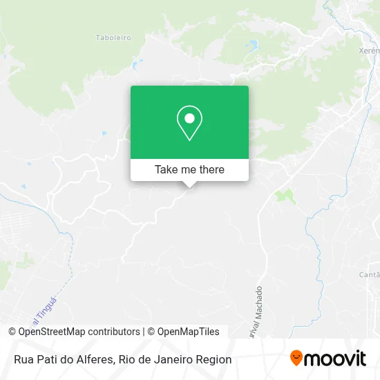 Rua Pati do Alferes map