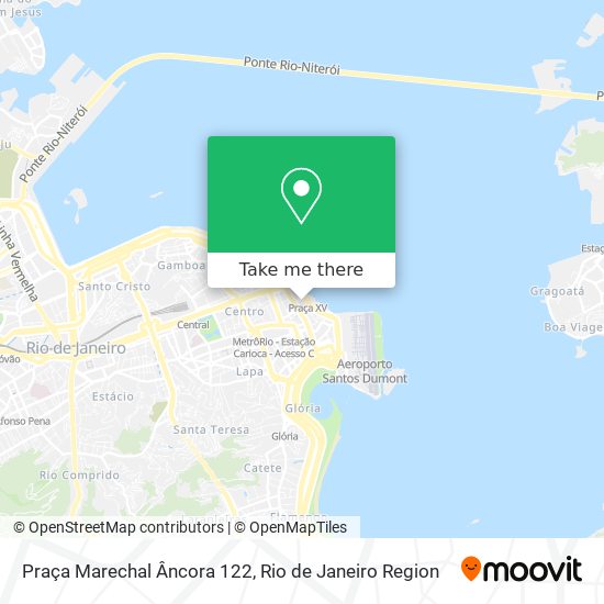 Praça Marechal Âncora 122 map