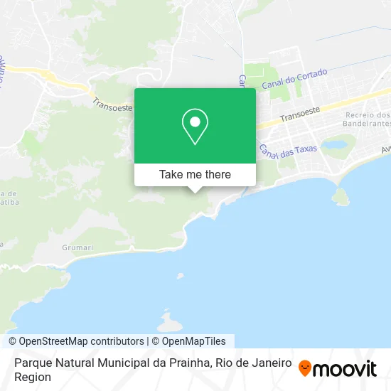 Parque Natural Municipal da Prainha map