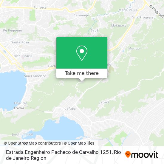 Estrada Engenheiro Pacheco de Carvalho 1251 map