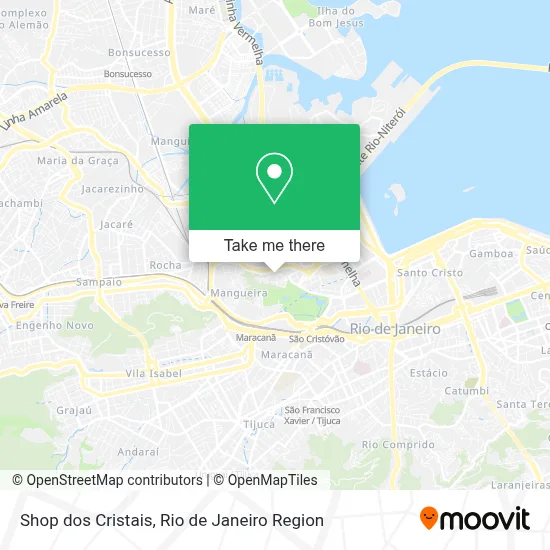 Shop dos Cristais map