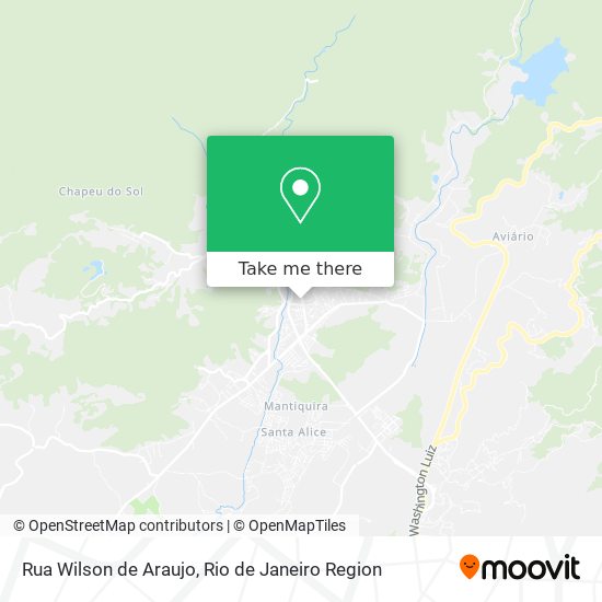 Rua Wilson de Araujo map