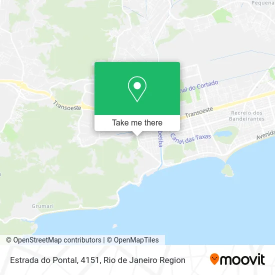 Estrada do Pontal, 4151 map