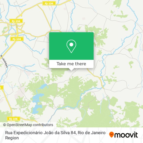 Mapa Rua Expedicionário João da Silva 84