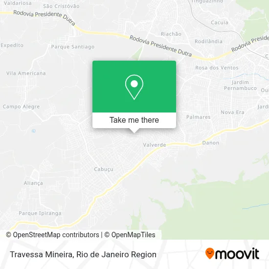 Travessa Mineira map