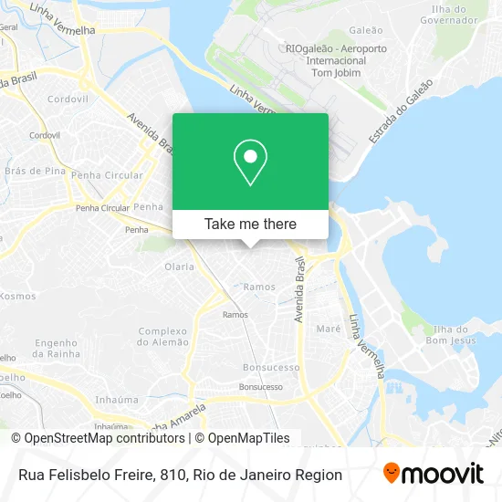 Rua Felisbelo Freire, 810 map