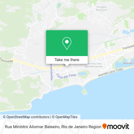 Rua Ministro Aliomar Baleeiro map