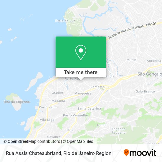 Rua Assis Chateaubriand map