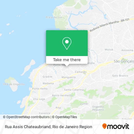 Rua Assis Chateaubriand map