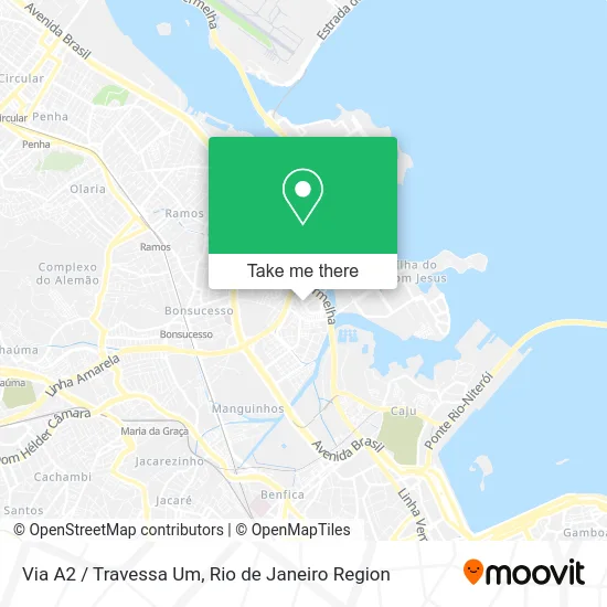 Via A2 / Travessa Um map