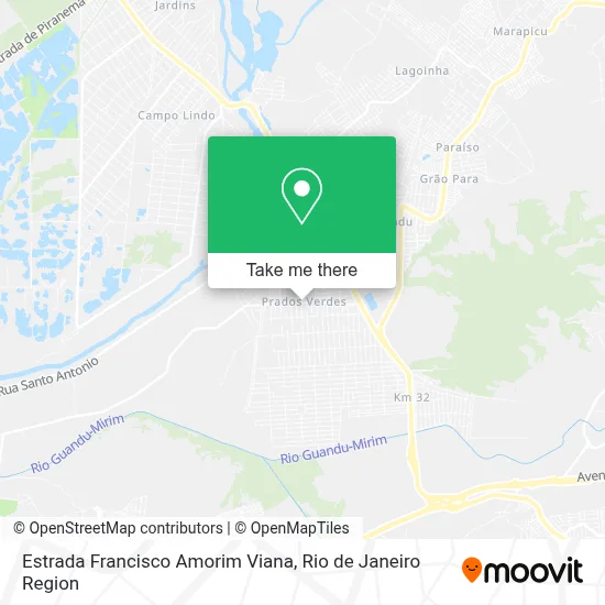 Estrada Francisco Amorim Viana map