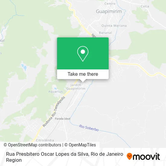 Rua Presbítero Oscar Lopes da Silva map