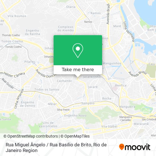 Rua Miguel Ângelo / Rua Basílio de Brito map