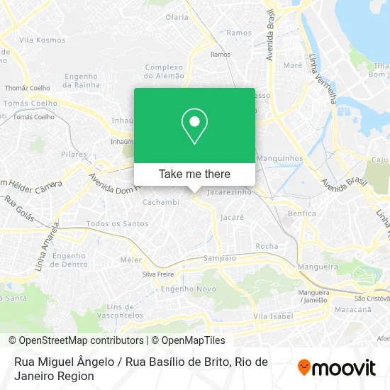 Rua Miguel Ângelo / Rua Basílio de Brito map