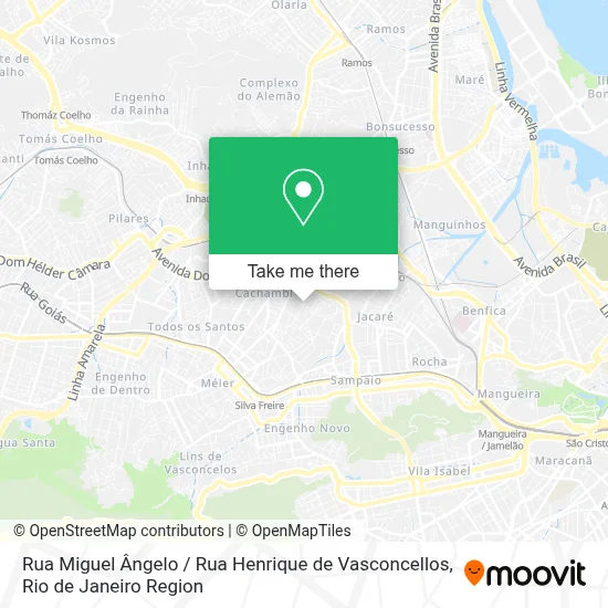 Rua Miguel Ângelo / Rua Henrique de Vasconcellos map