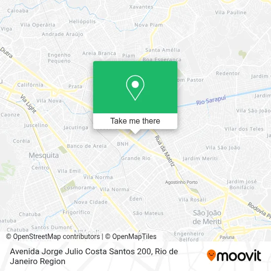 Avenida Jorge Julio Costa Santos 200 map