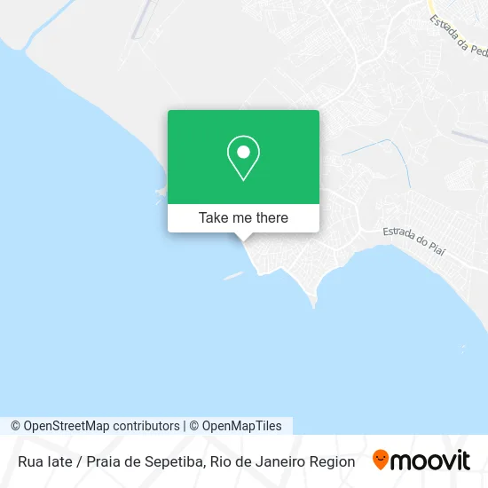 Rua Iate / Praia de Sepetiba map