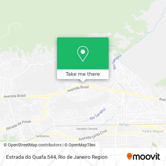 Estrada do Quafa 544 map