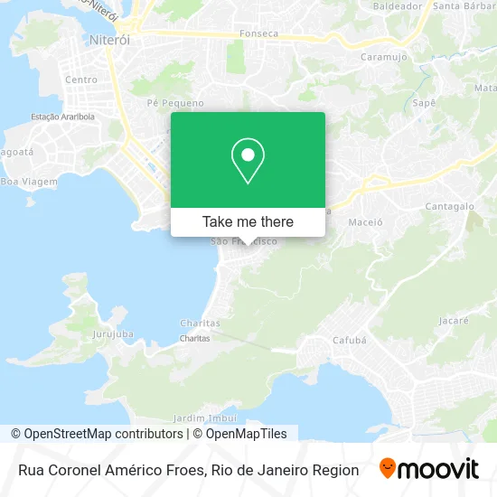 Rua Coronel Américo Froes map