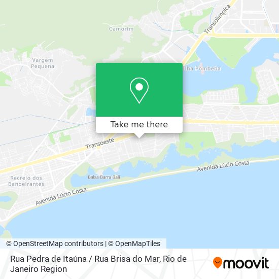 Rua Pedra de Itaúna / Rua Brisa do Mar map