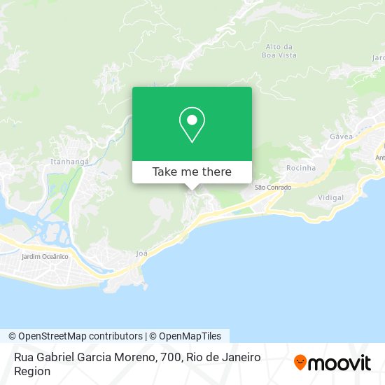 Mapa Rua Gabriel Garcia Moreno, 700