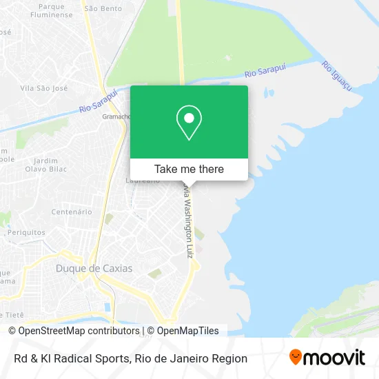 Rd & Kl Radical Sports map