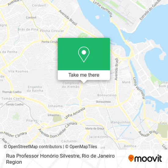 Rua Professor Honório Silvestre map